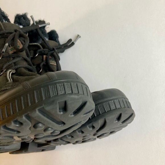 Sorel Black Waterproof Suede Leather Rubber Outsole Snow Rain Boots size 5 - Picture 13 of 15